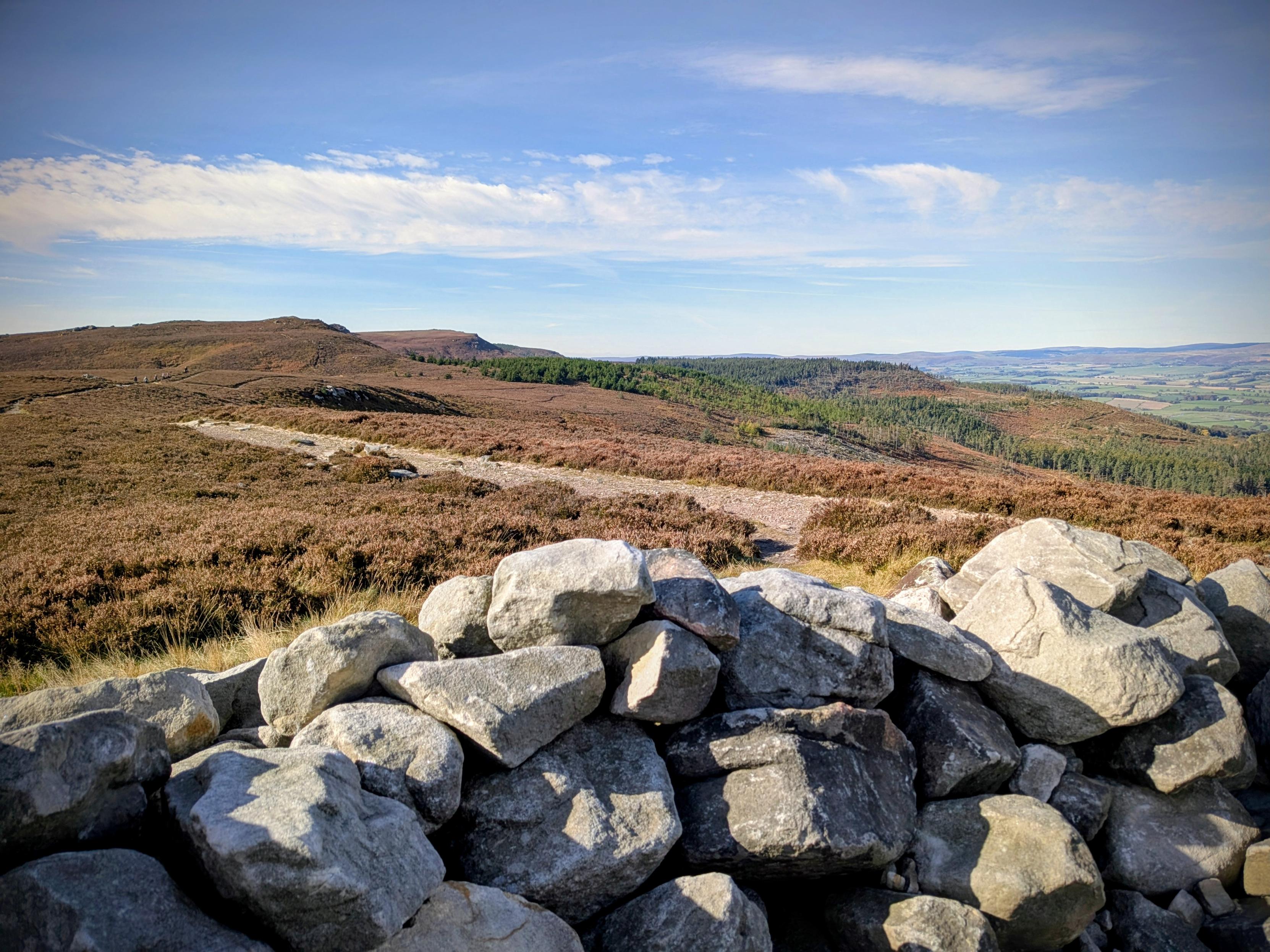 View over Simonside