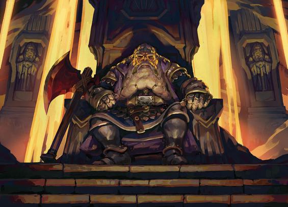 Dáin Ironfoot full illustration